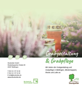 Flyer Grabpflege